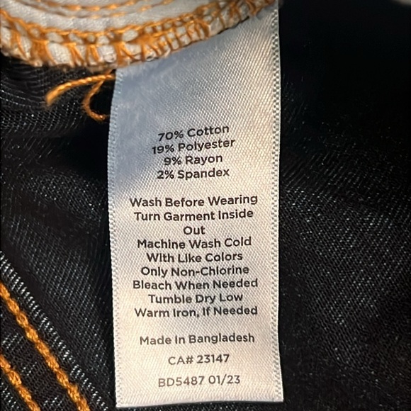 Talbots High Waist Straight Leg Jeans, 10 Petite - Picture 8 of 8